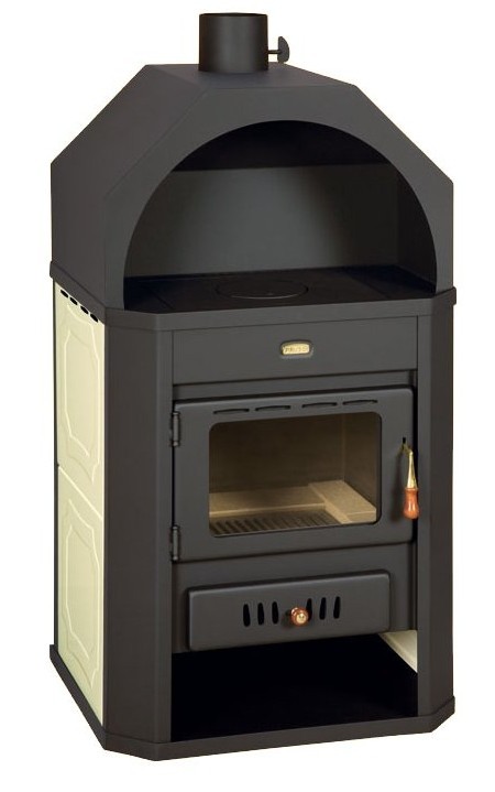 PRITY W17 krbová kamna 23,1kW, s výměníkem, černá/béžová PRITY W17 Obrázek - Hlavní obrázek