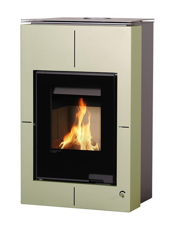 HS FLAMINGO AQUAFLAM VARIO SAPORO krbová kamna 11/7kW, s výměníkem, manuální regulace, olivová HSF34-045 Obrázek - Hlavní obrázek
