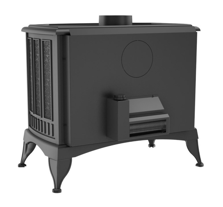 KRATKI KOZA K9 krbová kamna 10kW, s ventilátorem turbofan, černá KOZA/K9/130/TF Obrázek - fotka
