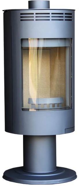 THORMA ANDORRA EXCLUSIVE krbová kamna 3,5-10,5kW, šedá F9489107011 Obrázek - fotka