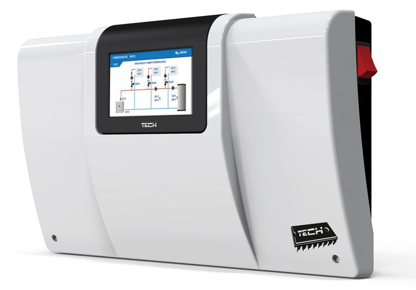 TECH CONTROLLERS EU-i-2 PLUS OPEN THERM regulace pro topné systémy, obsluha dvou směšovacích okruhů WG.14.0164 Obrázek - fotka