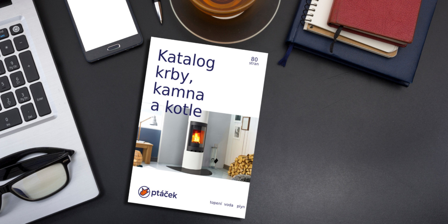 Nový katalog Ptáček: krby, kamna a kotle, které rozzáří váš domov