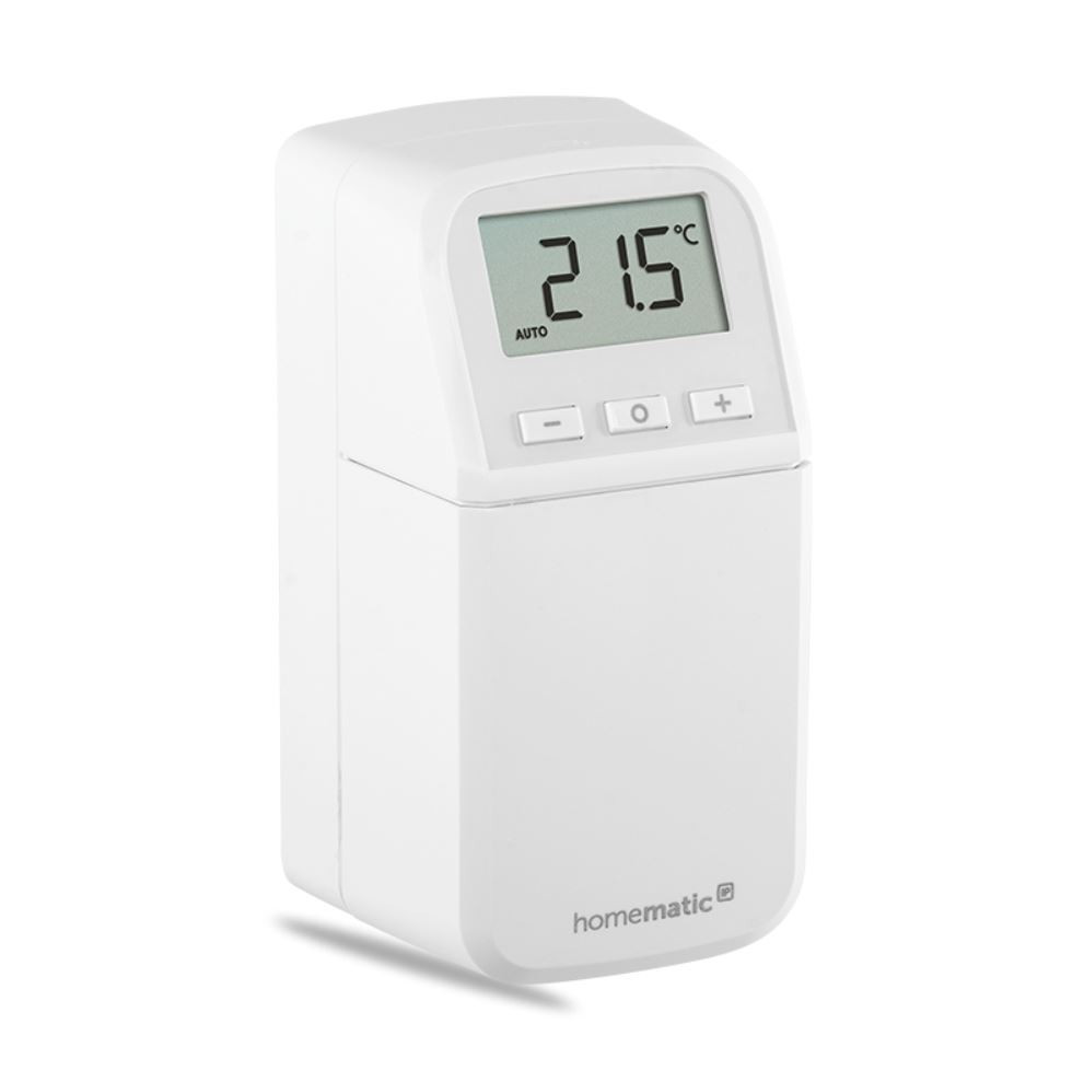 HOMEMATIC IP COMPACT PLUS termostatická hlavice, bezdrátová, programovatelná, bílá HmIP-eTRV-CL Obrázek - fotka