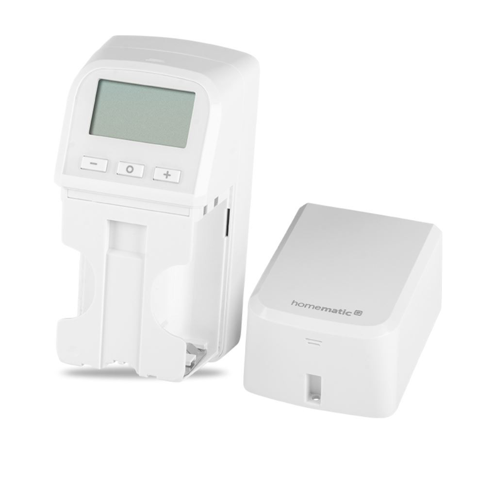 HOMEMATIC IP COMPACT PLUS termostatická hlavice, bezdrátová, programovatelná, bílá HmIP-eTRV-CL Obrázek - fotka