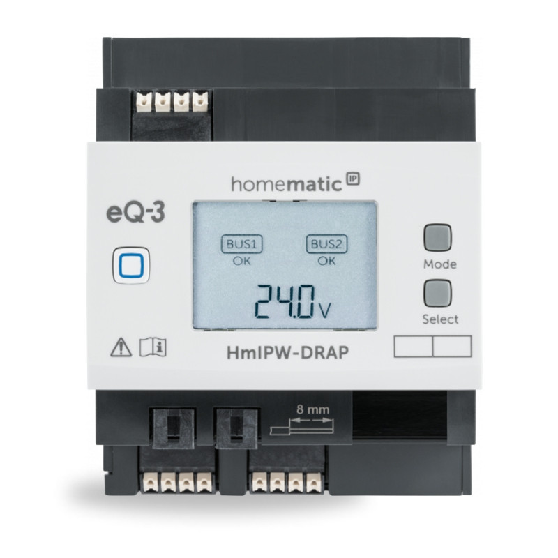 HOMEMATIC IP HMIPW-DRAP centrální jednotka drátová HmIPW-DRAP Obrázek - Hlavní obrázek