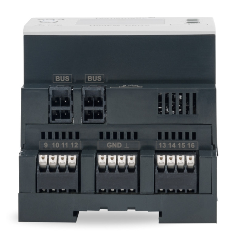HOMEMATIC IP HMIPW-DRI16 vstupní modul drátový, LCD, na DIN lištu, 16 kanálů HmIPW-DRI16 Obrázek - fotka