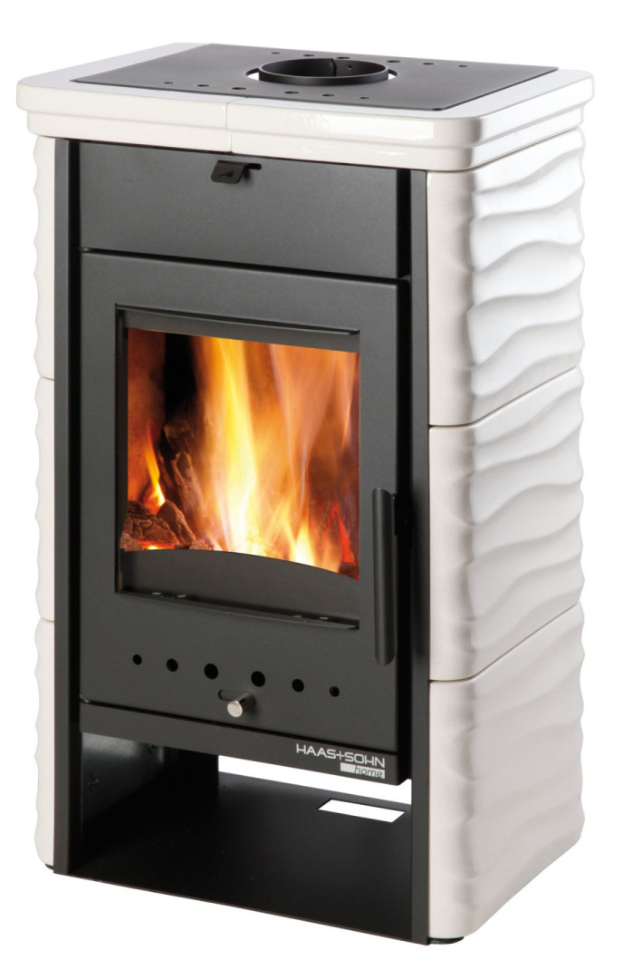 HAAS+SOHN KLÁRA krbová kamna 6kW, černá/matná smetanová 0434315510000 Obrázek - Hlavní obrázek