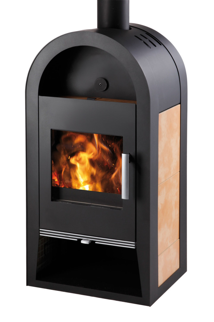 HAAS+SOHN NIVALA krbová kamna 5-15,3kW, s výměníkem, černá/béžová 0432337000000 Obrázek - Hlavní obrázek