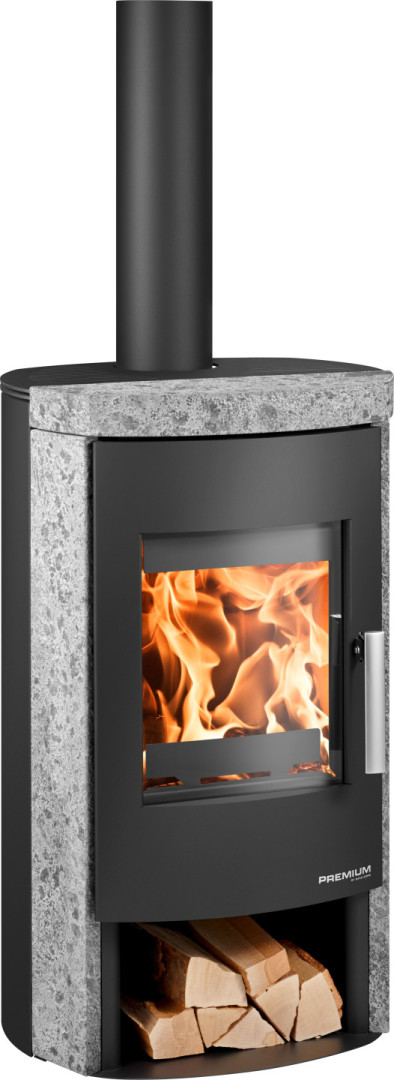 HAAS+SOHN MADEIRA krbová kamna 3-6,4kW, černá/speckstein 0429617520000 Obrázek - Hlavní obrázek