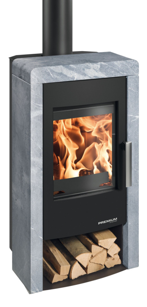 HAAS+SOHN PINEROLO krbová kamna 3-6,4kW, černá/speckstein 0429415630000 Obrázek - Hlavní obrázek