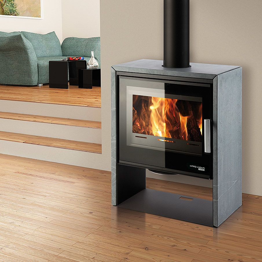 HAAS+SOHN JONSBO krbová kamna 4,1-8,2kW, černá/speckstein 0434716110000 Obrázek - fotka