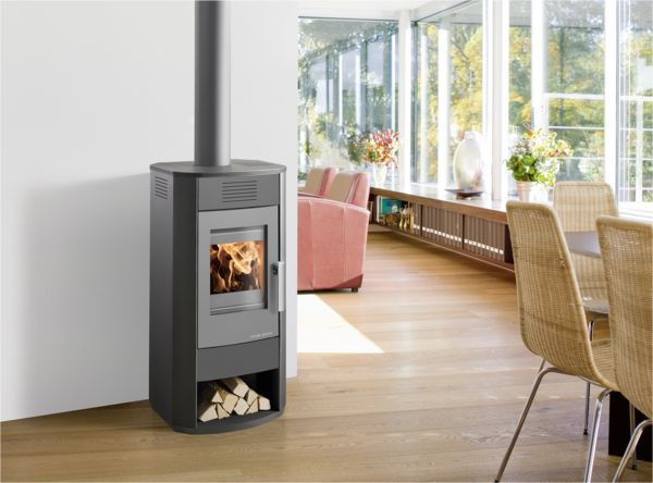 HAAS+SOHN SALERNO II krbová kamna 2,1-4,4kW antracit/světle šedá 0420414500000 Obrázek - fotka