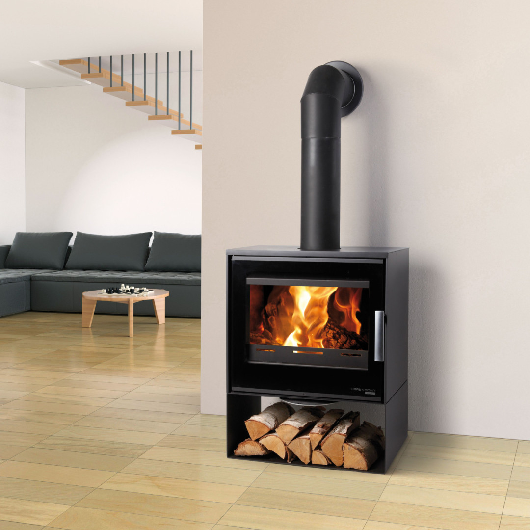 HAAS+SOHN SKIVE II krbová kamna 4-12kW, černá 0434715650000 Obrázek - fotka