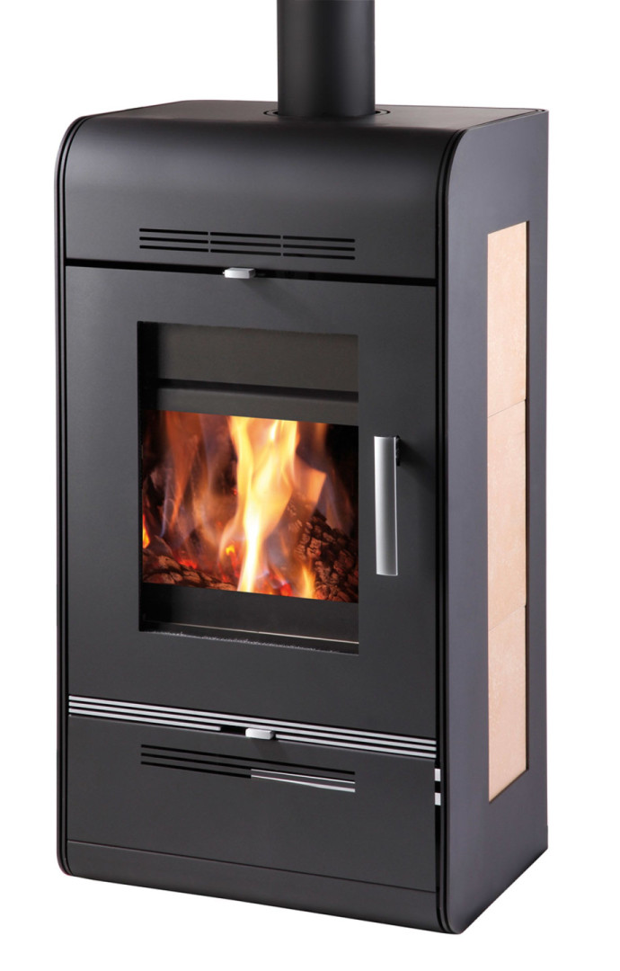 HAAS+SOHN ANDRUS krbová kamna 4,9-14,9kW, s výměníkem černá/béžová 0433337000000 Obrázek - Hlavní obrázek