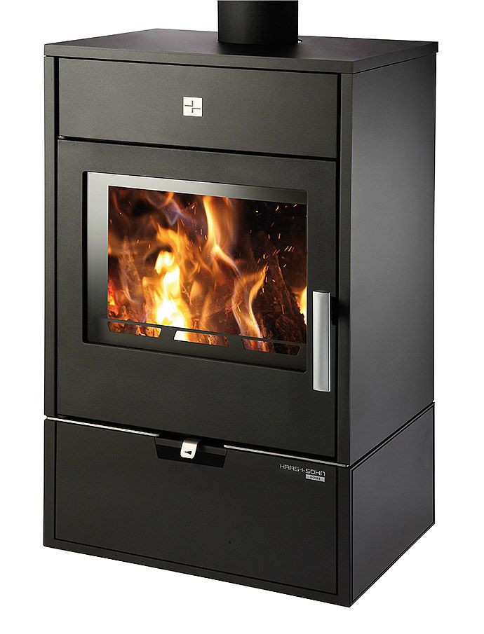 HAAS+SOHN WERFEN 9 krbová kamna 4-12,2kW, s výměníkem, černá 0419018150000 Obrázek - Hlavní obrázek