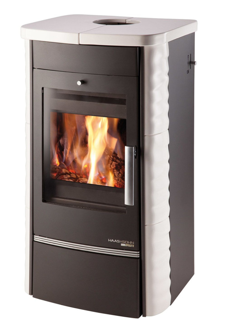HAAS+SOHN ALYTUS II krbová kamna 3,3 -10,2kW, s výměníkem, antracit/bílá 0434517600000 Obrázek - Hlavní obrázek