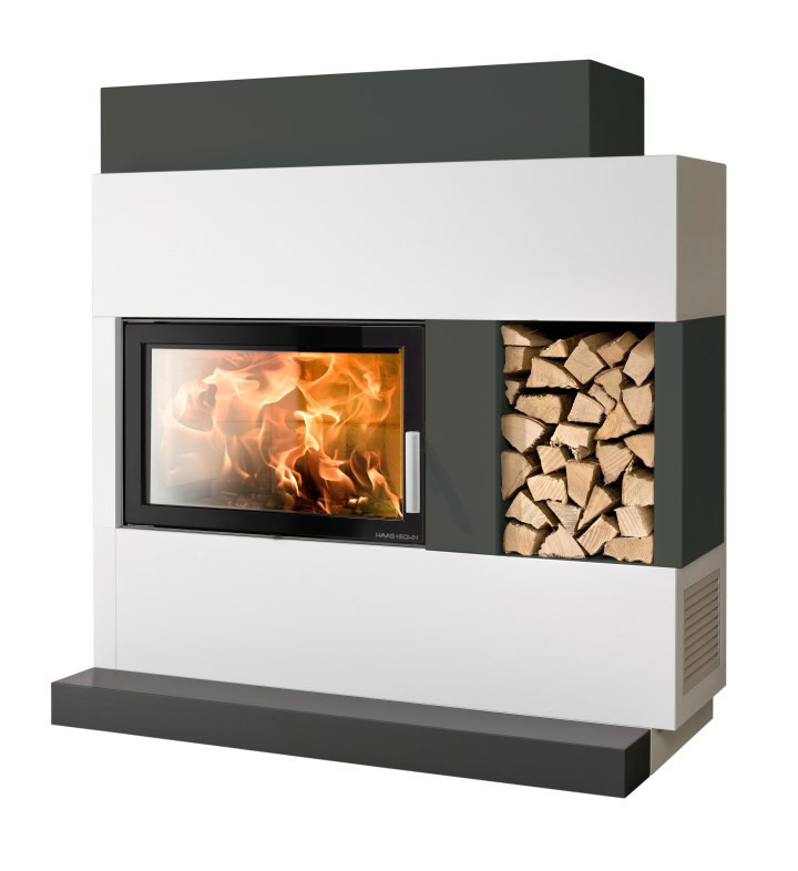 HAAS+SOHN ADONIS II krbová stavebnice s vložkou Jonava IV 2,8-8,3kW, černá/beton 0601800620000 Obrázek - Hlavní obrázek