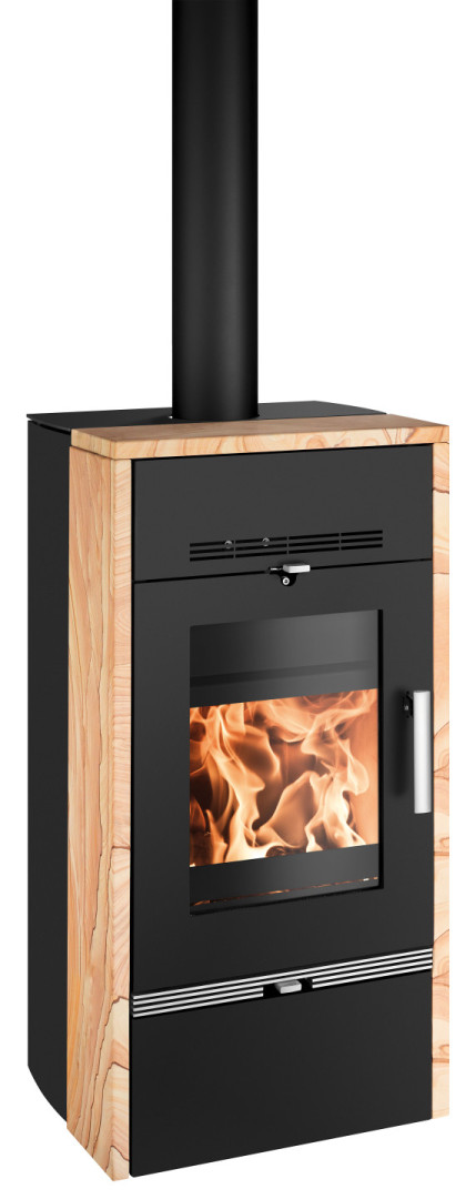 HAAS+SOHN FARUM krbová kamna 5-15,3 kW s výměníkem, černá/woodstone prestige 0433437000000 Obrázek - Hlavní obrázek