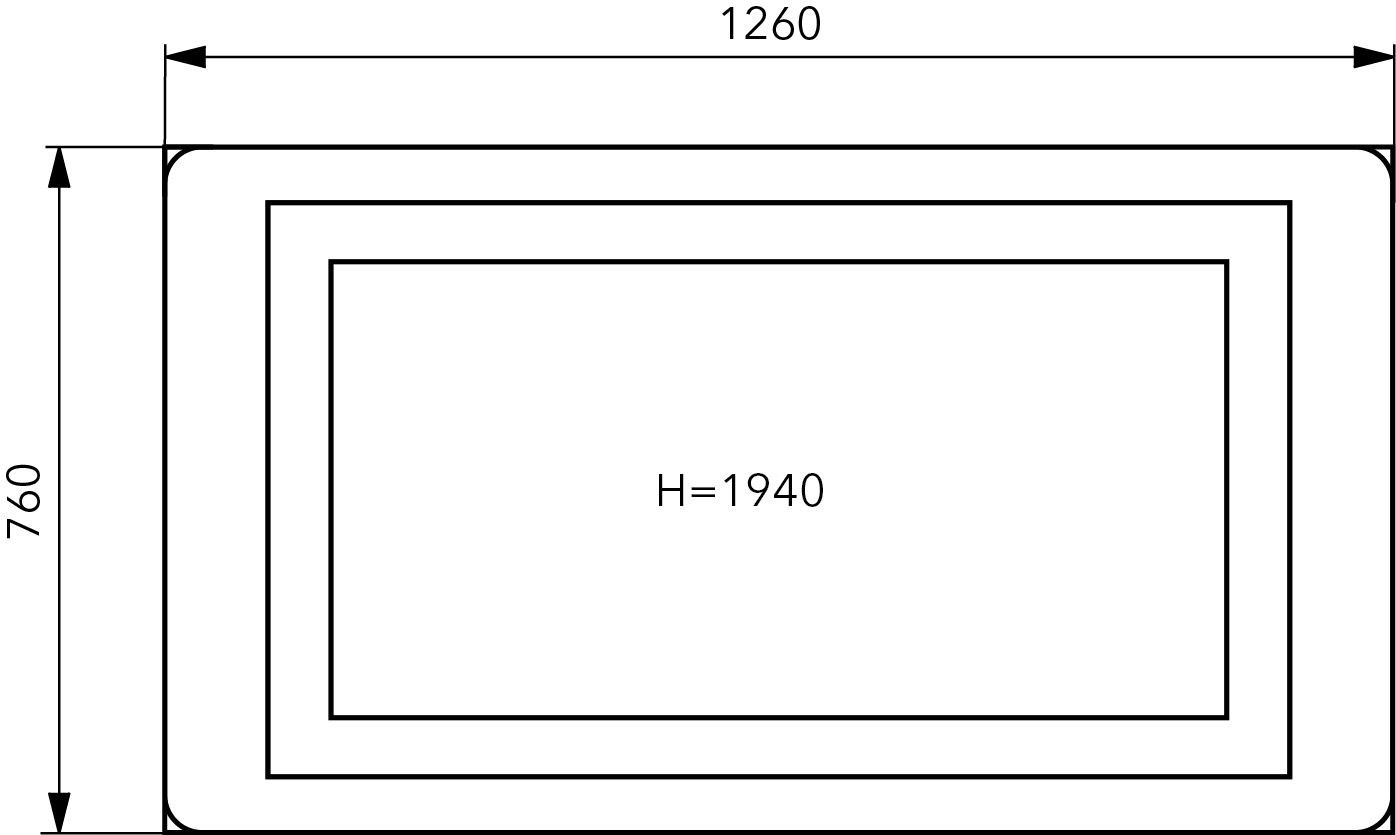 HAAS+SOHN GENF RAINBOW II krbová stavebnice 3,9-8,3 kW, beton 0601801430000 Technický nákres