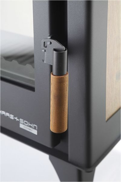 HAAS+SOHN FORESTA krbová kamna 2,7-8,1 kW, černá/dekor dřevo 0470815100000 Obrázek - fotka