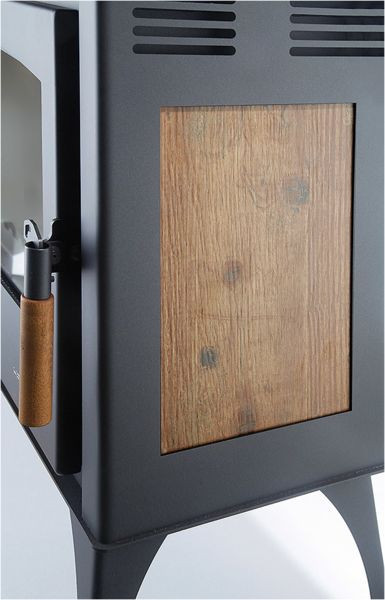 HAAS+SOHN FORESTA krbová kamna 2,7-8,1 kW, černá/dekor dřevo 0470815100000 Obrázek - fotka