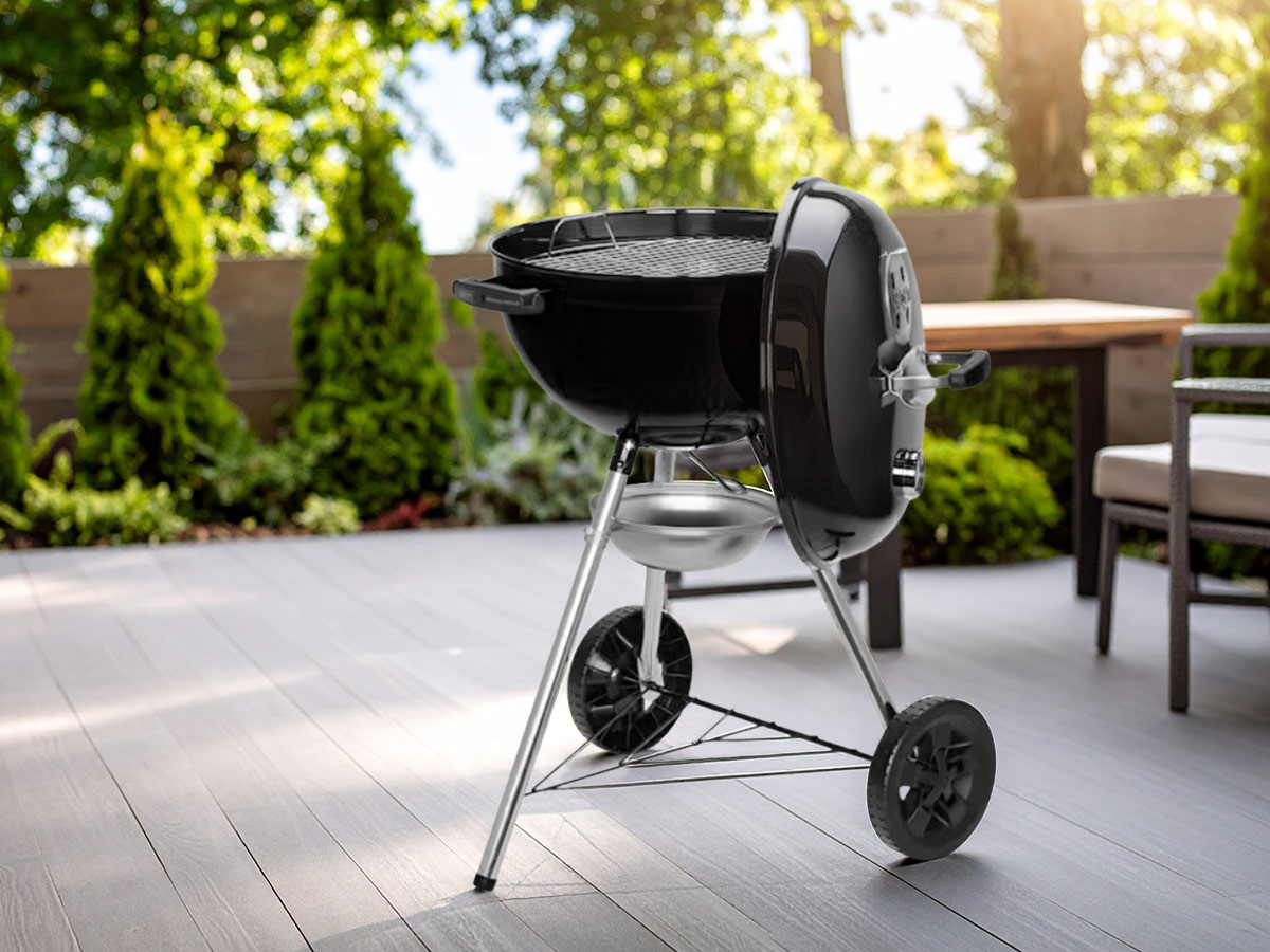 WEBER ORIGINAL KETTLE E-4710 gril 470mm na dřevěné uhlí, ocel