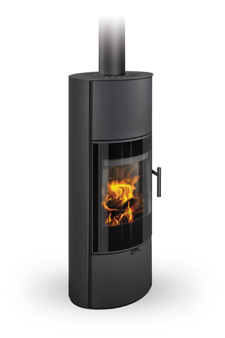 ROMOTOP LAREDO H krbová kamna 2,5-6,6 kW, akumulační, plech, černá LARXEH 30 Obrázek - Hlavní obrázek