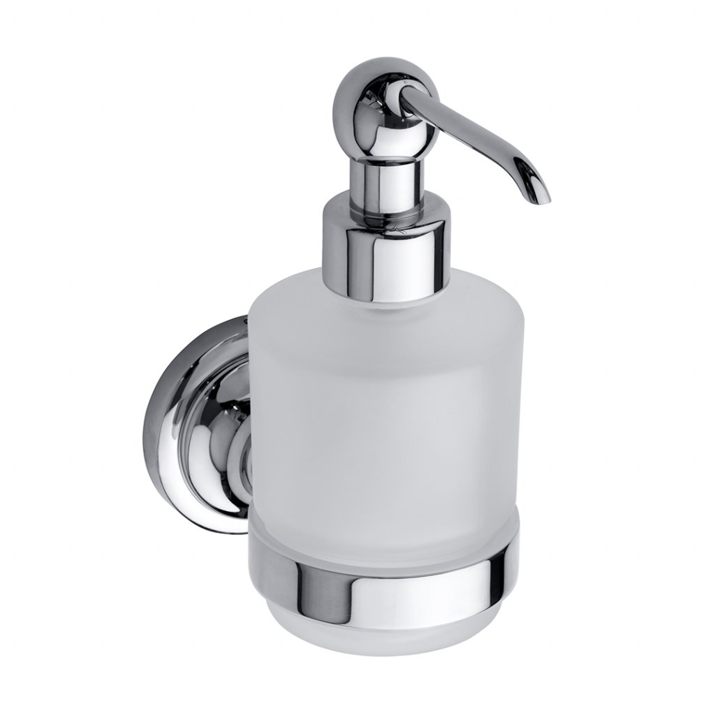 BEMETA RETRO dávkovač tekutého mýdla 200 ml, nástěnný, sklo, chrom 144309102 Obrázek - Hlavní obrázek