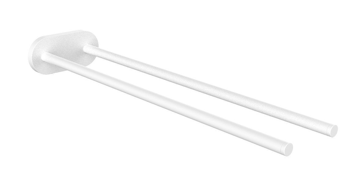 EMCO CONCEPT WHITE držák ručníků 399 mm, dvojramenný, matná bílá CW435013940 Obrázek - Hlavní obrázek