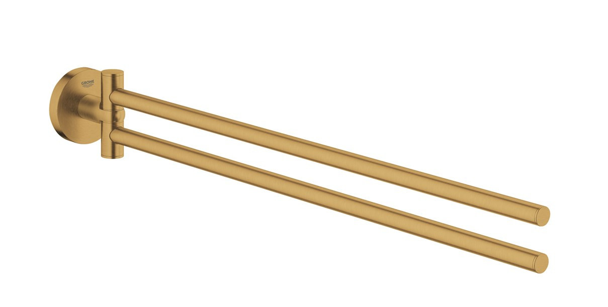 GROHE ESSENTIALS držák ručníků 439 mm, dvojramenný, kartáčovaný cool sunrise 40371GN1 Obrázek - Hlavní obrázek