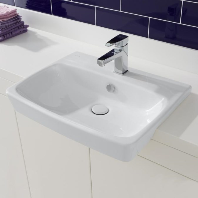 VITRA METROPOLE umyvadlo 80 cm, s přepadem, VitrAhygiene 5669B003-0012 Obrázek - fotka