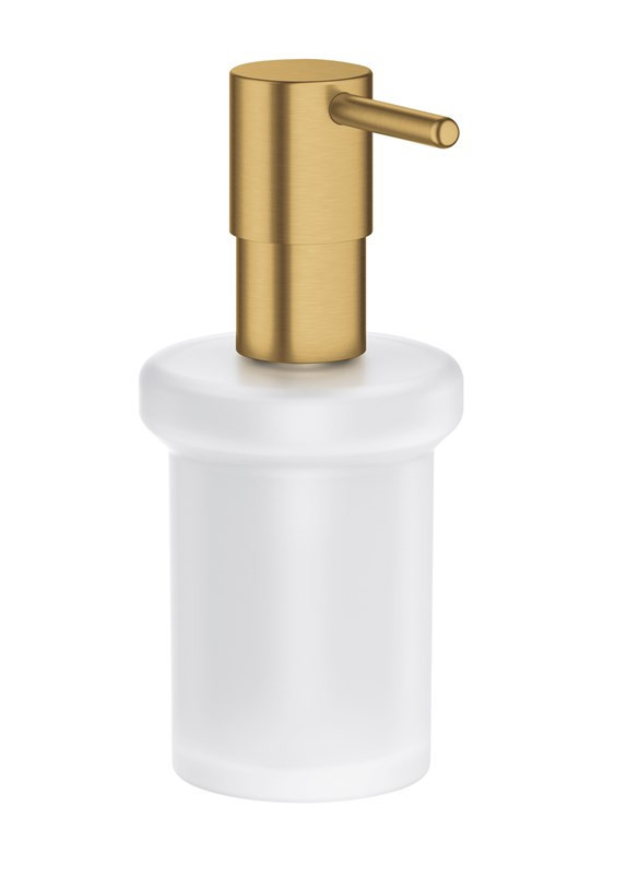 GROHE ESSENTIALS dávkovač tekutého mýdla 160 ml, bez držáku, sklo, kartáčovaný cool sunrise 40394GN1 Obrázek - Hlavní obrázek
