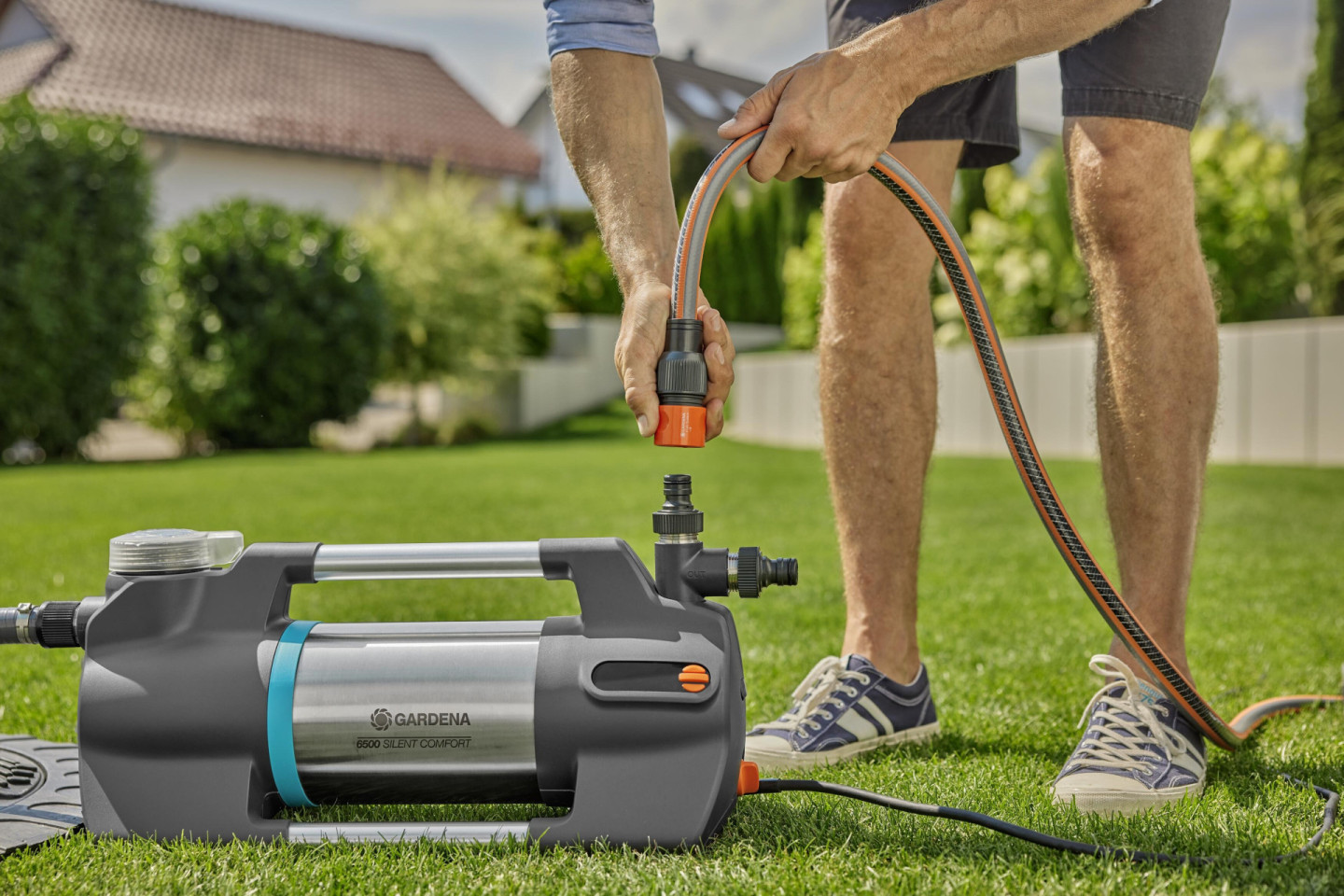GARDENA SILENTCOMFORT 6500 samonasávací čerpadlo, Hmax 60 m, 6,5 m3/h 970645501 Obrázek - fotka
