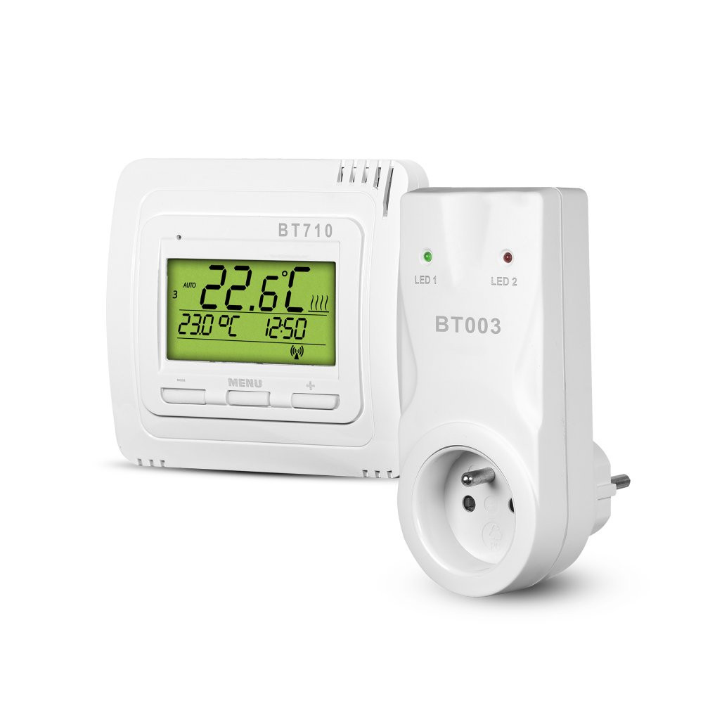 ELEKTROBOCK prostorový termostat, s přijímačem do zásuvky, bezdrátový BT713 Obrázek - Hlavní obrázek