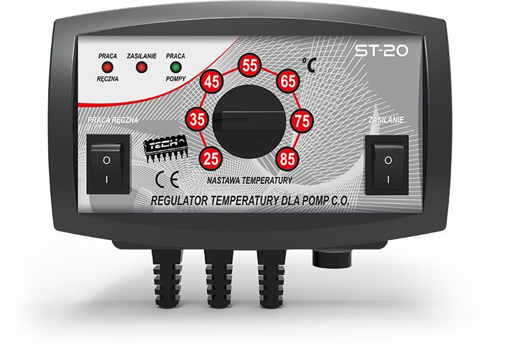 TECH CONTROLLERS EU-20 regulátor pro ovládání oběhového čerpadla WG.14.0045 Obrázek - Hlavní obrázek