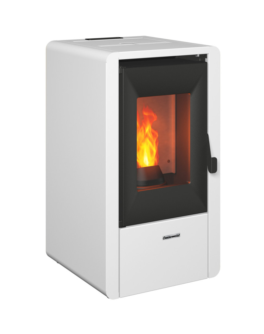 CENTROMETAL CENTROPELET Z6 peletová kamna 2,5-5,53 kW, bílá CMZ06NB Obrázek - Hlavní obrázek
