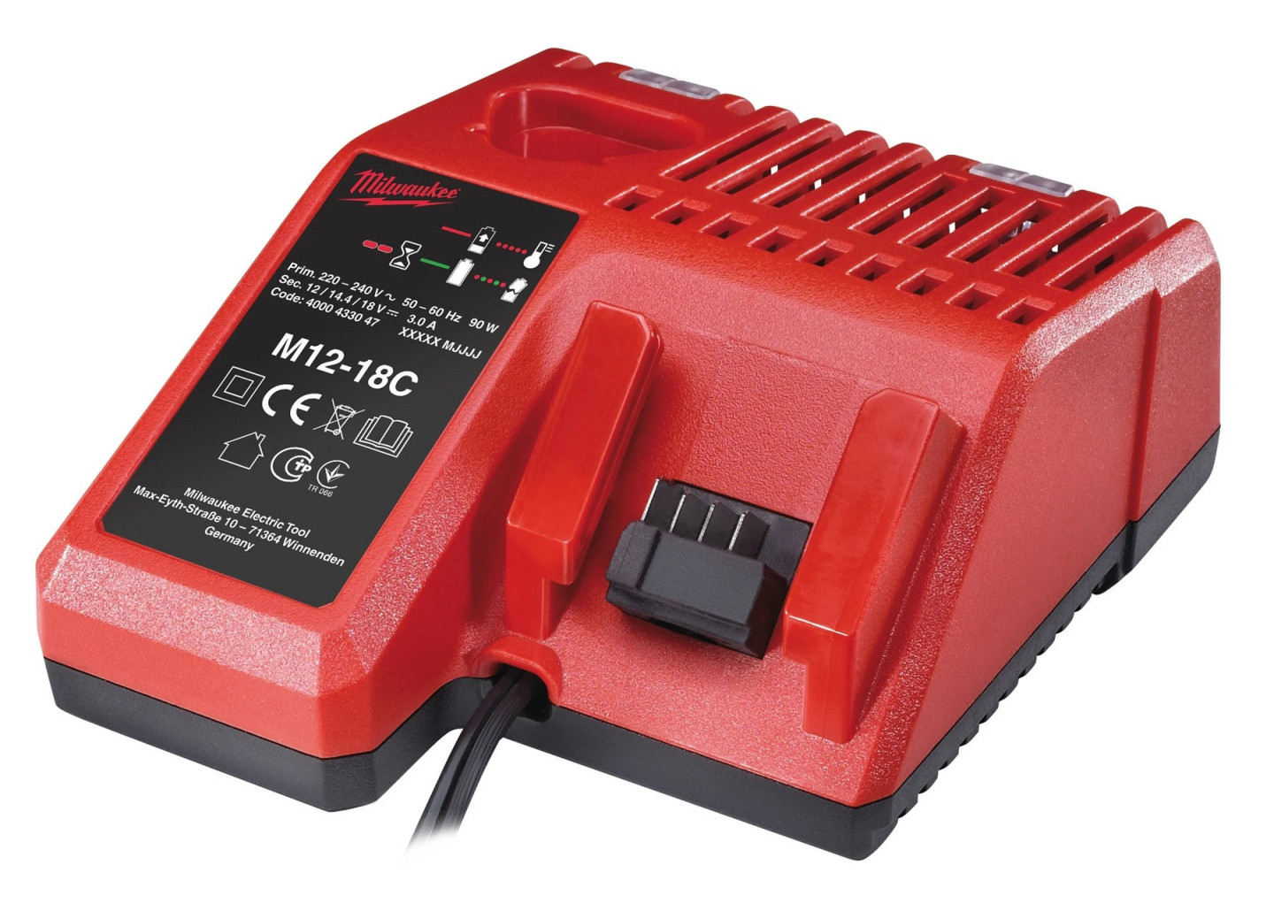 MILWAUKEE M18 BLPDRC-202C aku příklepová vrtačka 18 V, 2x akumulátor, nabíječka, kufr 4933492822 Obrázek - fotka