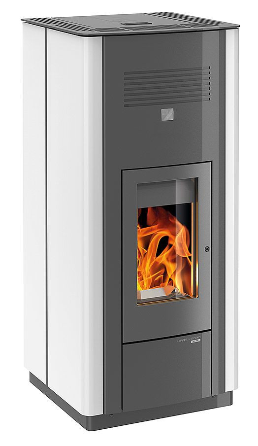 HAAS+SOHN HSP 6 peletová kamna 10 kW, s výměníkem a WLAN modulem, antracit/bílá 0553808510000 Obrázek - Hlavní obrázek