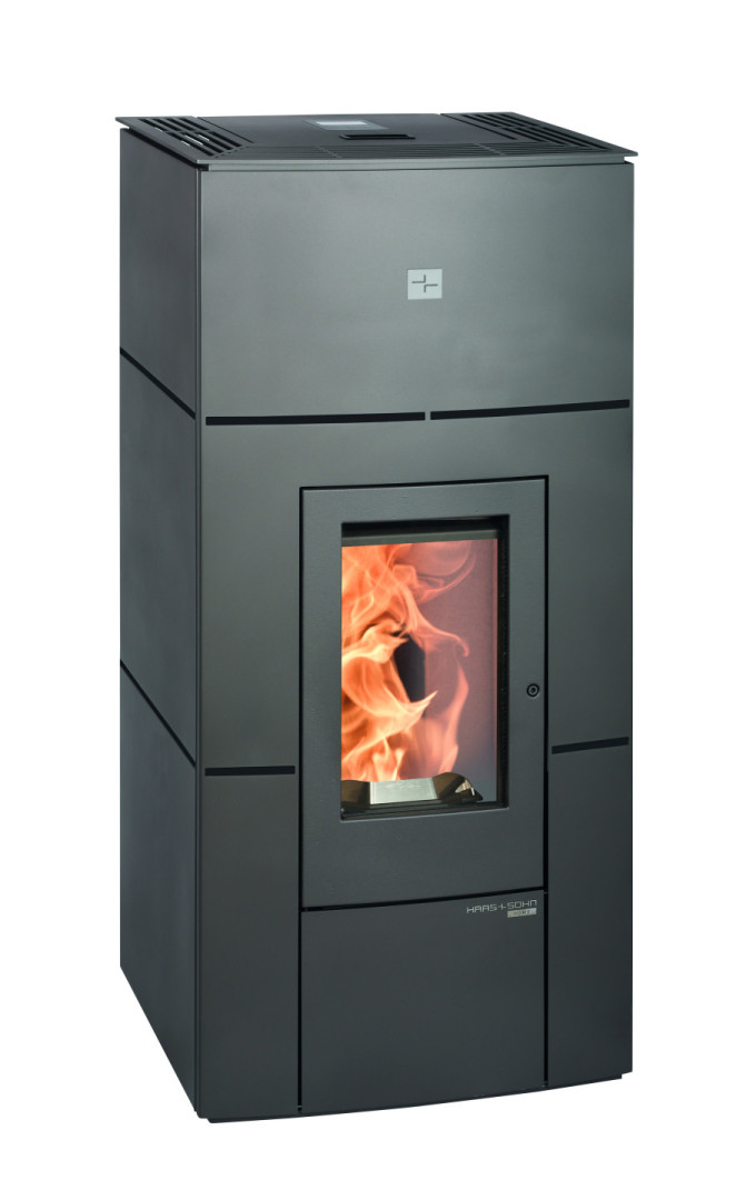 HAAS+SOHN HSP 6 RUEDA PGI peletová kamna 2,4-8,3 kW, s WLAN modulem, antracit/černé lišty 0546532810000 Obrázek - Hlavní obrázek