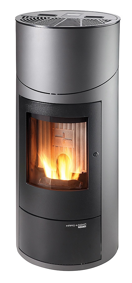 HAAS+SOHN HSP 7 II GRANDE RLU DELUXE peletová kamna 2,4-8,2 kW, s WLAN modulem, šedá 0545108600000 Obrázek - Hlavní obrázek
