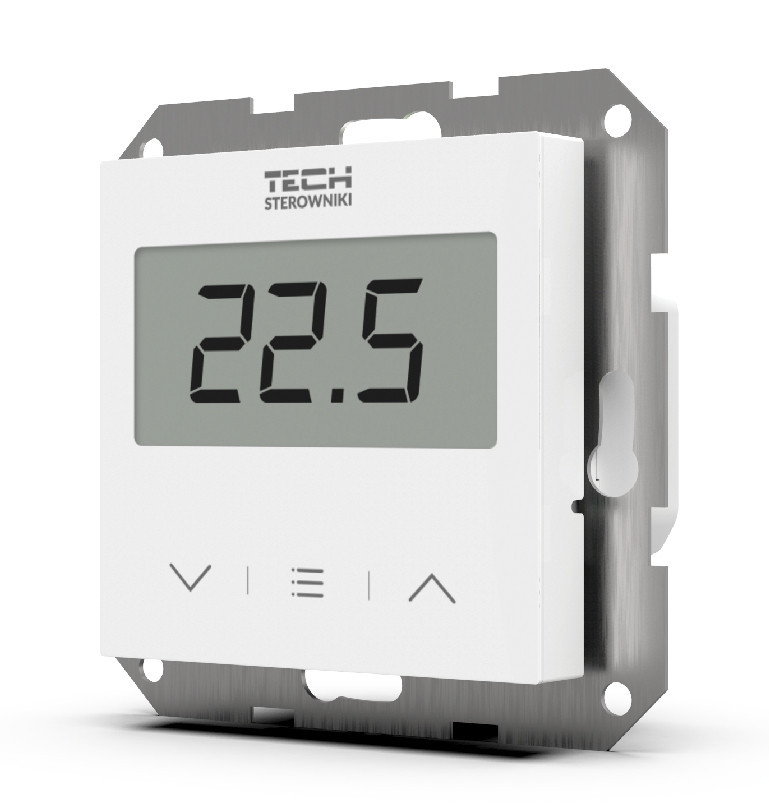 TECH CONTROLLERS EU-F-8z prostorový termostat, s čidlem vlhkosti, drátový, bílá WG.11.0634 Obrázek - Hlavní obrázek