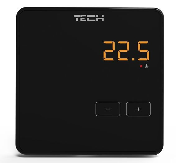 TECH CONTROLLERS EU-R-8Z prostorový termostat, drátový, černá WG.11.0203 Obrázek - Hlavní obrázek