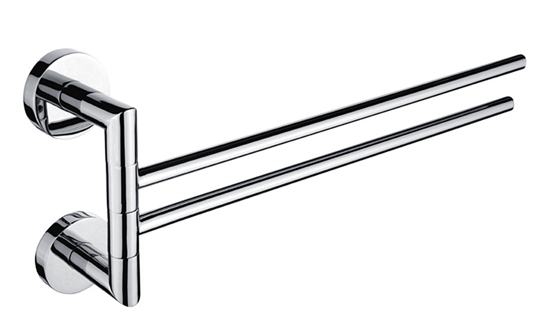 NIMCO UNIX držák ručníků 413 mm, dvojramenný, otočný, chrom UN 13096-26 Obrázek - Hlavní obrázek