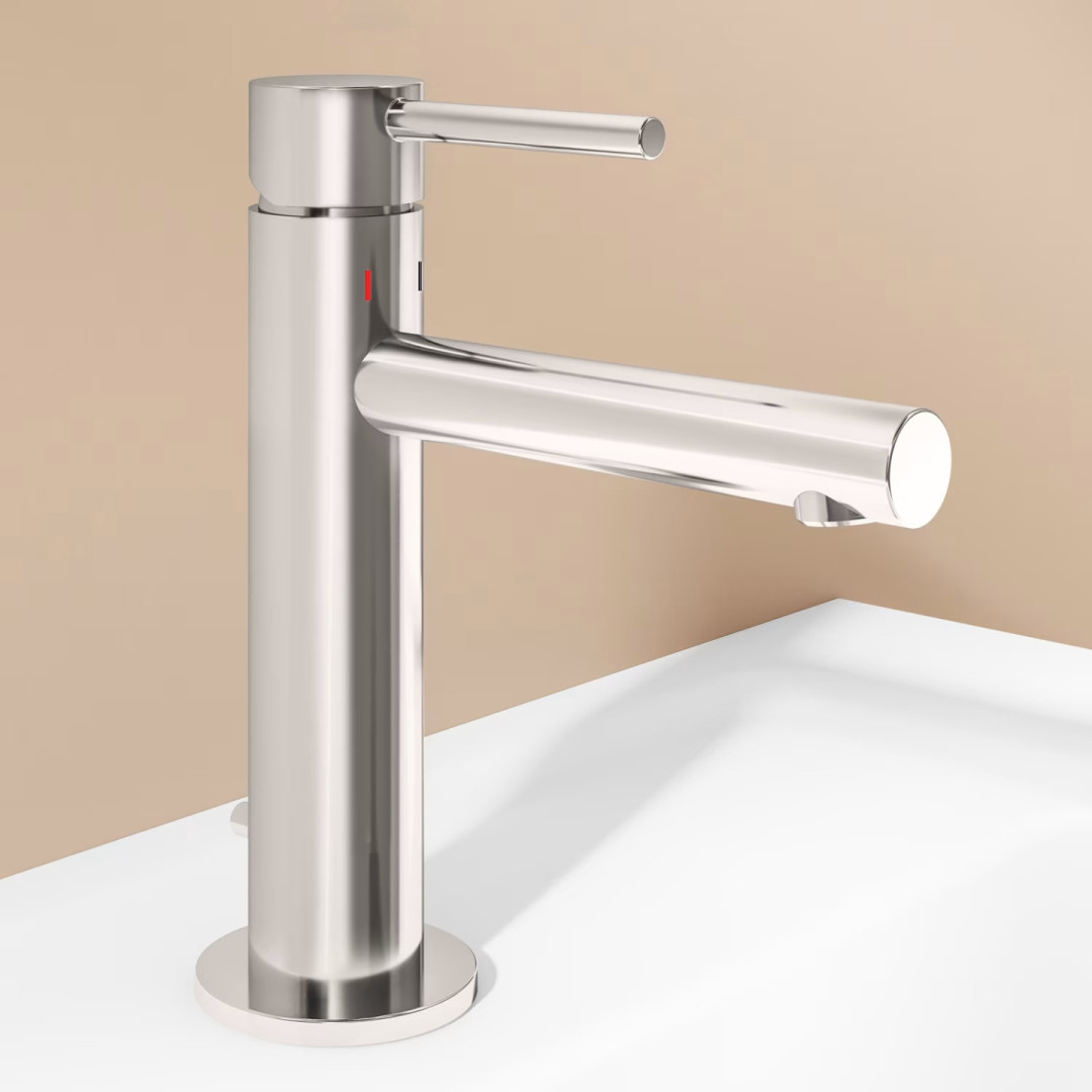 VITRA ORIGIN umyvadlová stojánková baterie, s odtokovou soupravou, chrome A42568 Obrázek - fotka