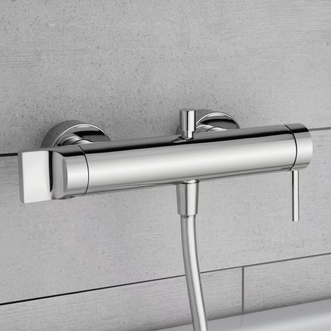 VITRA ORIGIN vanová nástěnná baterie, s přepínačem, chrom A42619 Obrázek - fotka