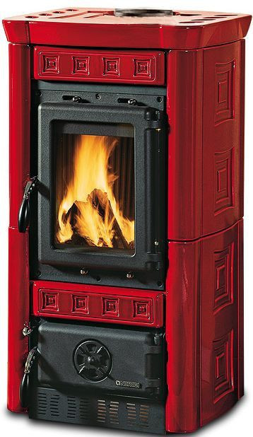 NORDICA GAIA kachlová kamna 6kW, bordó 7116200 Obrázek - Hlavní obrázek
