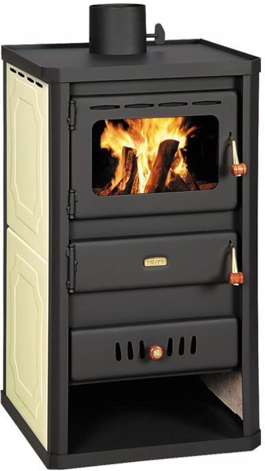 PRITY S2 W10 krbová kamna 13,3kW, s výměníkem, černá/béžová PRITY S2 W10 Obrázek - Hlavní obrázek