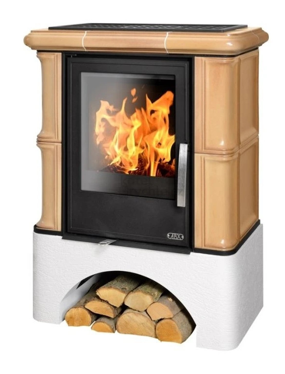 ABX BAVARIA K I kachlová kamna 3,5-9kW, rovný sokl, naturbraun 300641 Obrázek - Hlavní obrázek