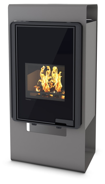 HS FLAMINGO DELUXE SINGA krbová kamna 9kW, šedá HSF42-043 Obrázek - Hlavní obrázek