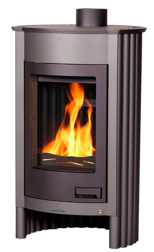 HS FLAMINGO MASTERFLAMME MEDIE I krbová kamna 12kW, šedá HSF41-027 Obrázek - Hlavní obrázek